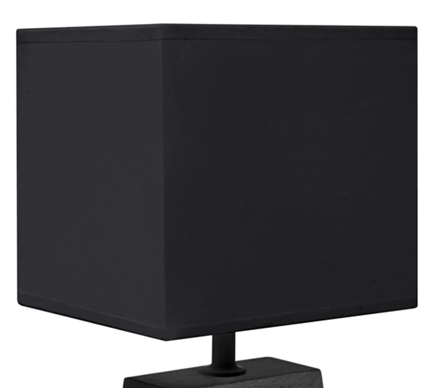 Tosel Mikelli Triangolo lampada tavolo 22x49cm nera