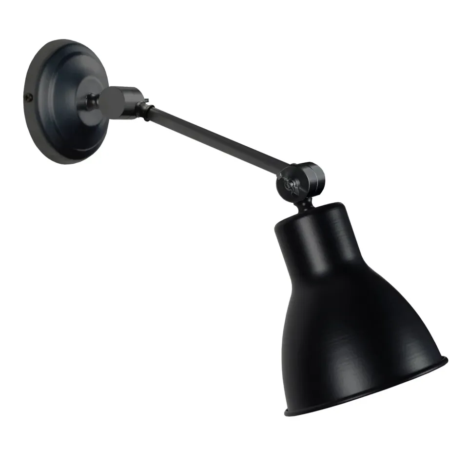 Tosel Watford B applique bianca 40 cm metallo