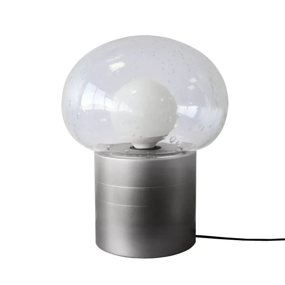 Tosel Paris lampada da comodino vetro bianco 24cm E27