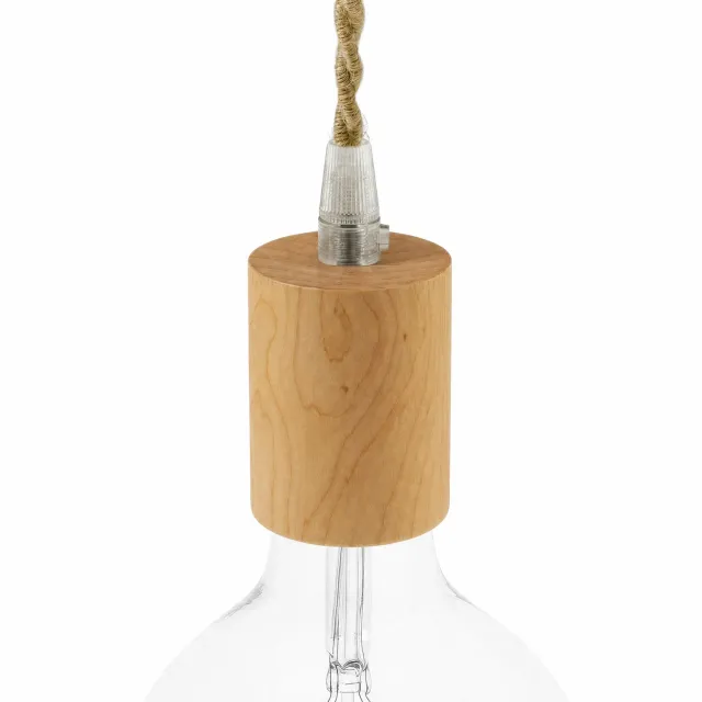 Creative Cables kit portalampada E27 legno ontano