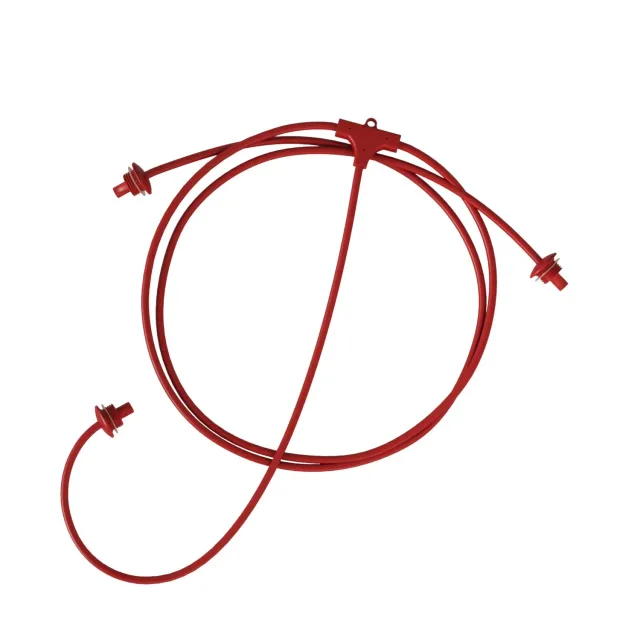 Creative Cables Marina cavo a T rosso stella marina 140 cm
