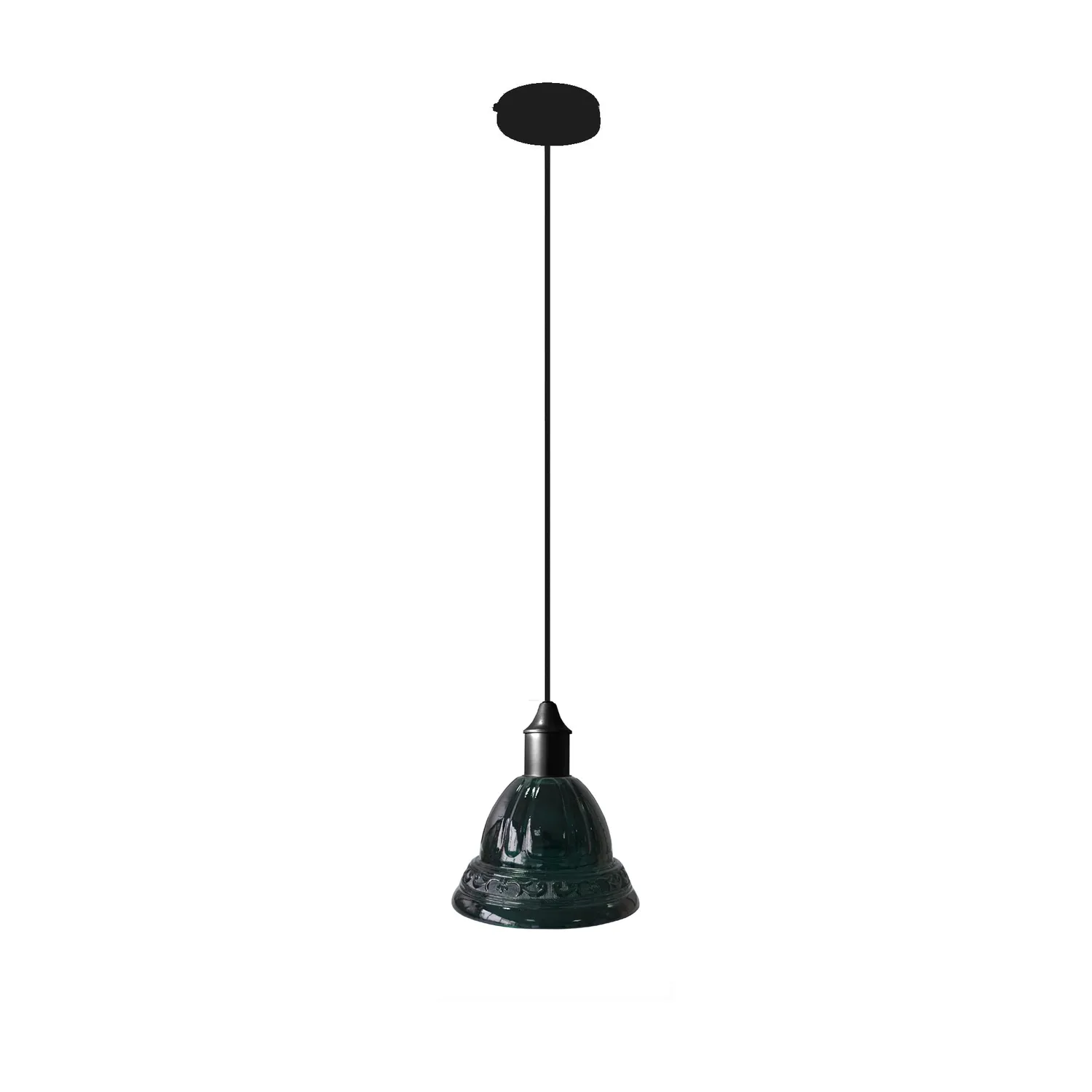 Tosel Campania sospensione 16x95cm vetro E27