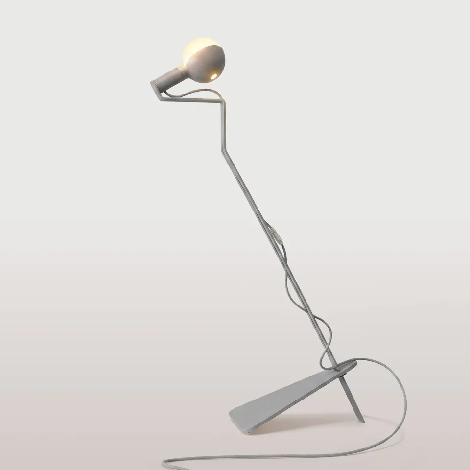 Creative Cables Mario Talia Piantana Grigia E27 con LED G125