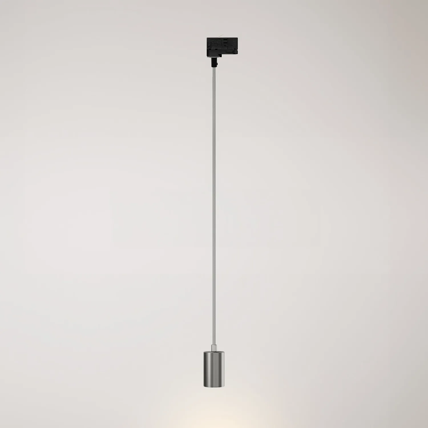 Creative Cables Bispot sospensione binario titanio GU10 LED