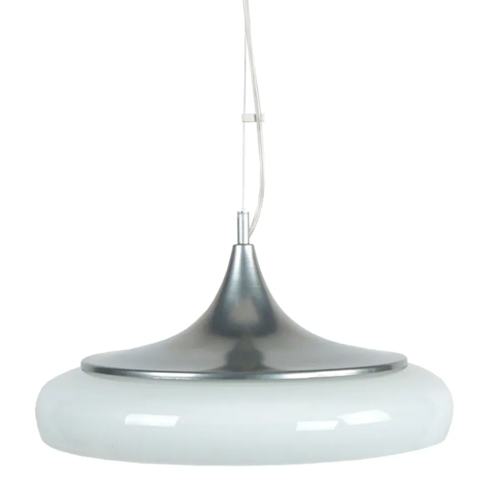Tosel Divinity lampada a sospensione 41x100 cm nero-opale vetro
