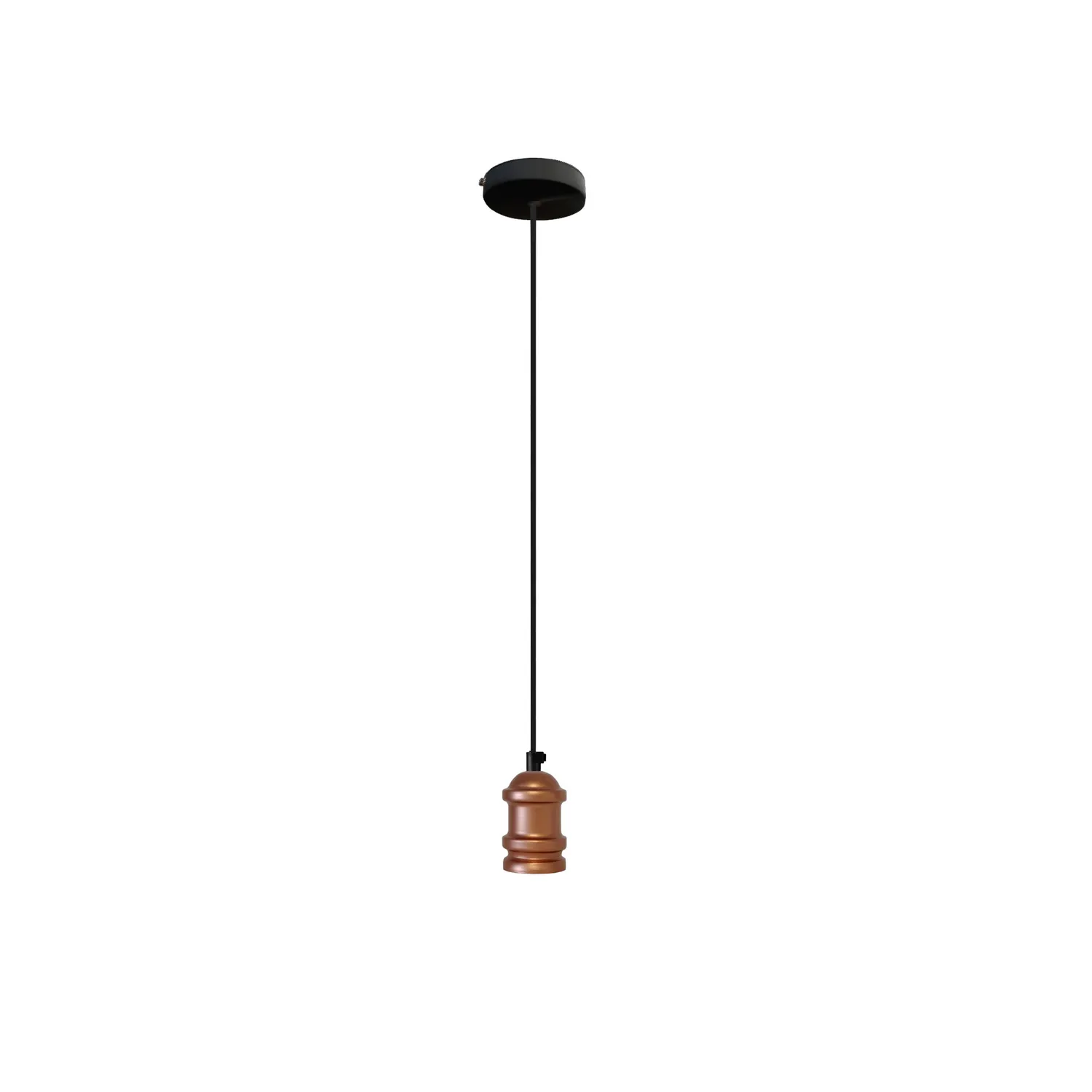 Tosel Feng Pendel montatura sospensione nera E27 6x100 cm