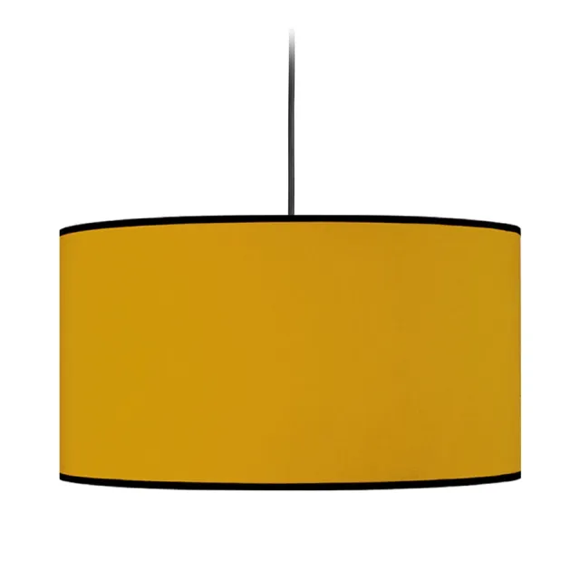 Tosel Agra sospensione cilindro giallo senape E27