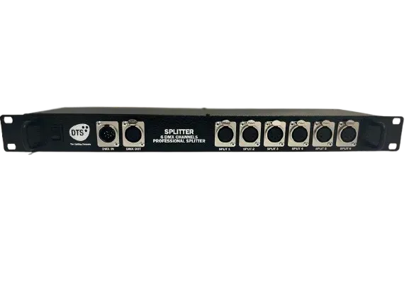 DTS Splitter 6 Channels splitter DMX 6 canali
