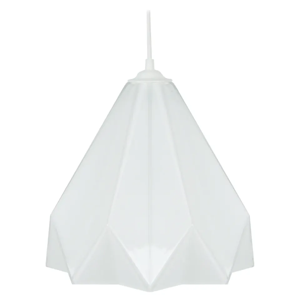 Tosel Helsinki sospensione vetro trasparente 100 cm piramide
