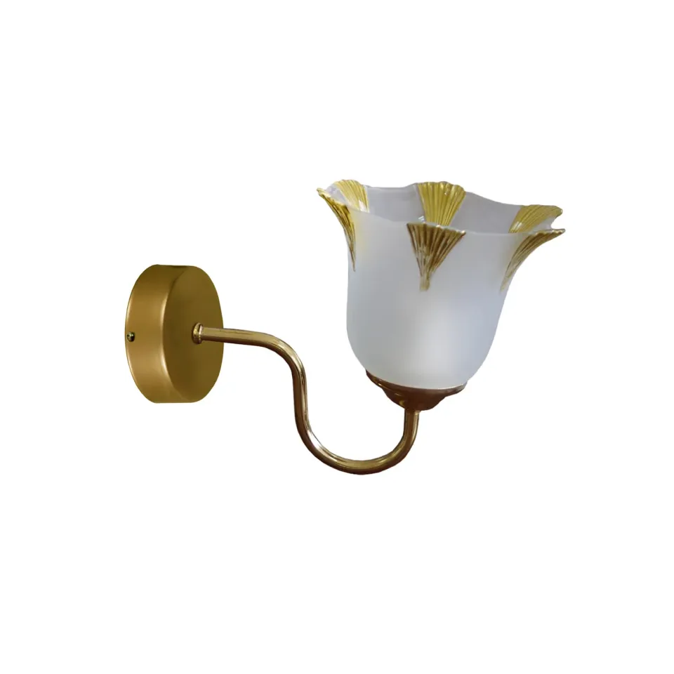 Tosel Brussels applique vetro cromo 23,5x15 cm E27