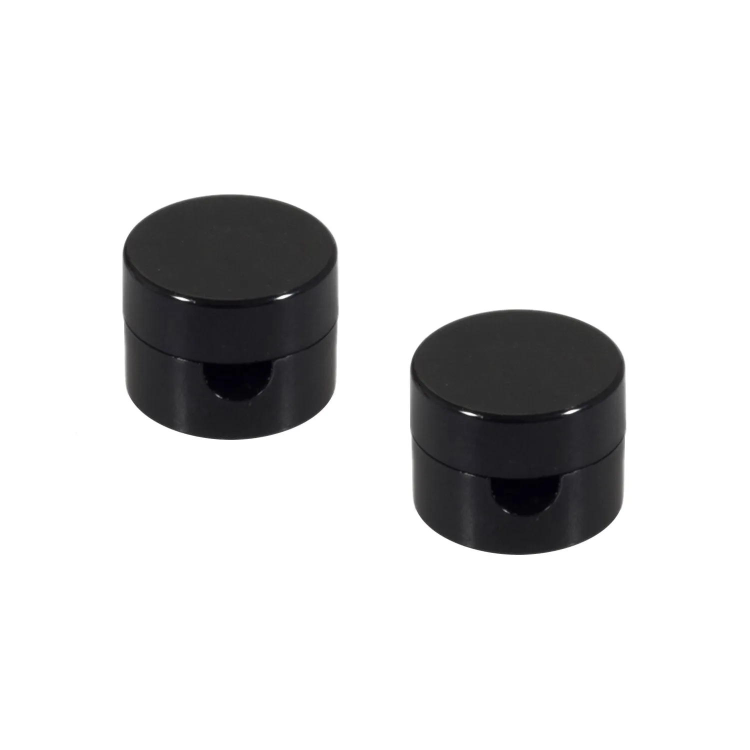 Creative Cables fermacavo muro nero 2 pezzi per cavo 3x1 e 3x1.5