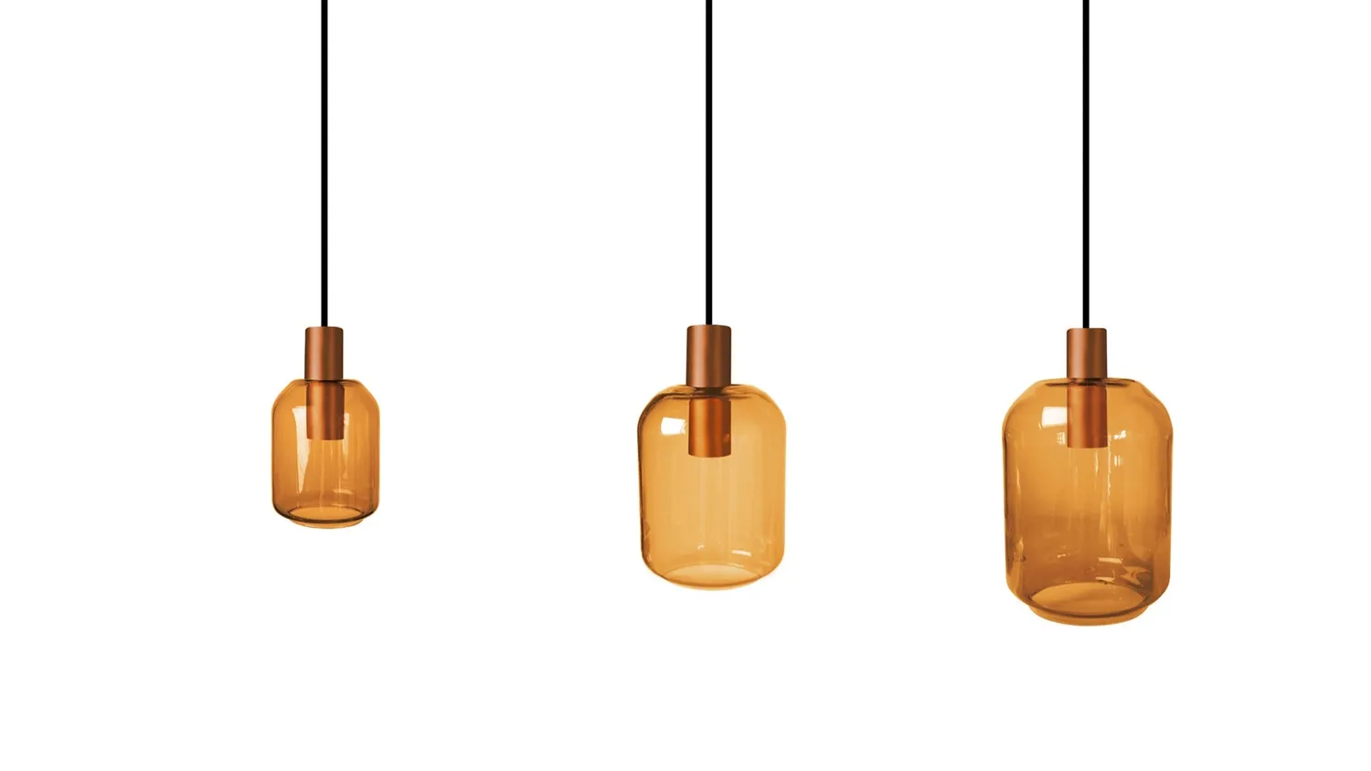 Tosel Svalbard Small lampadario rame 60x100 cm 3 luci