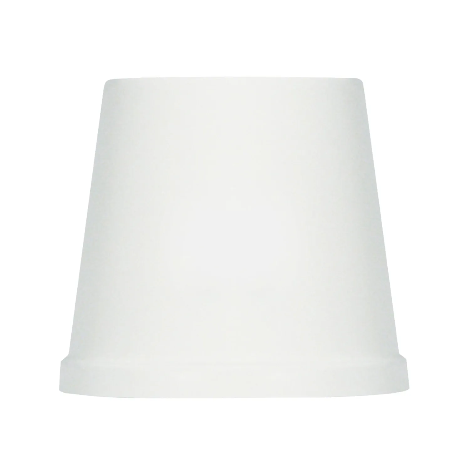 Tosel Factory paralume 15x14cm bianco avorio cono