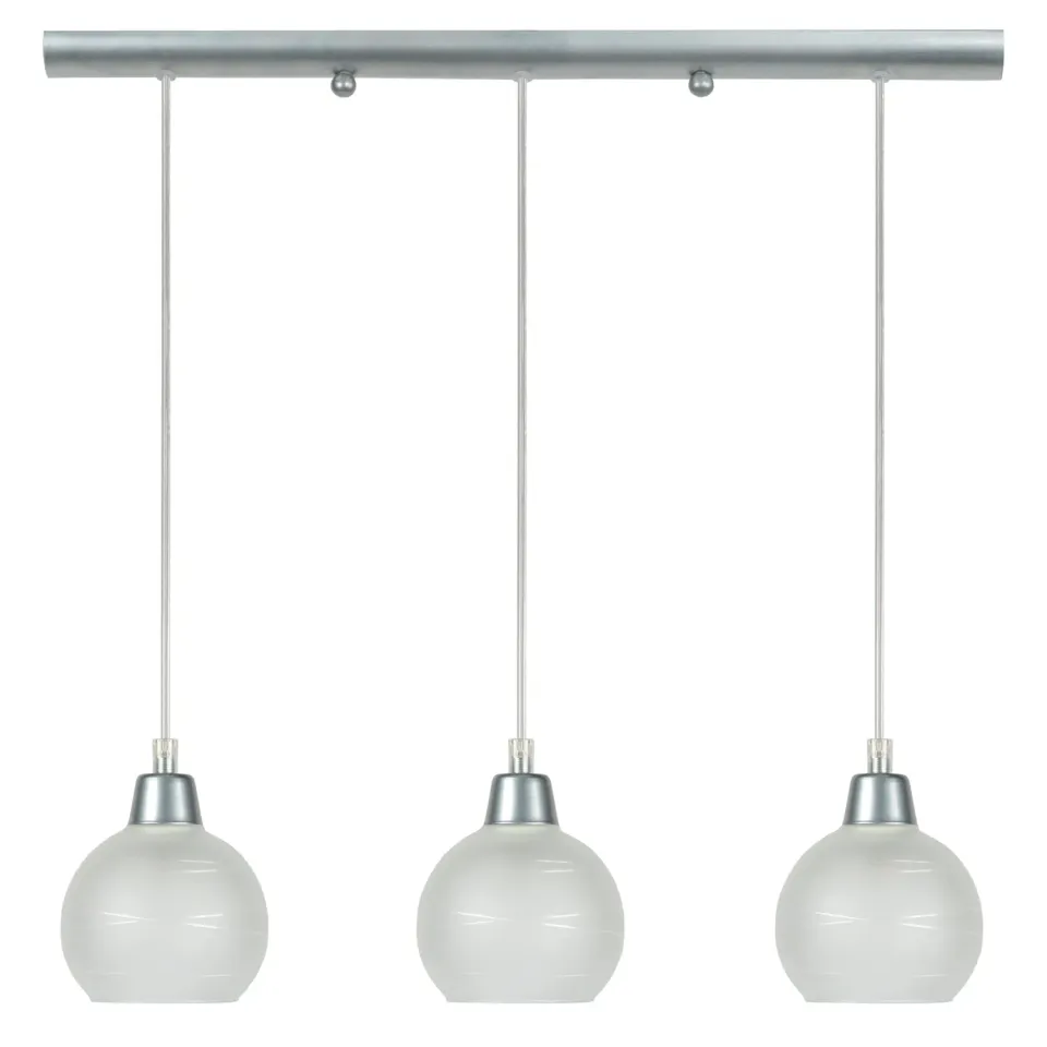 Tosel ACTUELLE lampadario alluminio 70x90 cm vetro G9