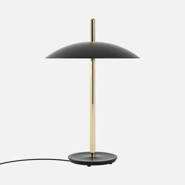 Souda Signal lampada da tavolo nero ottone
