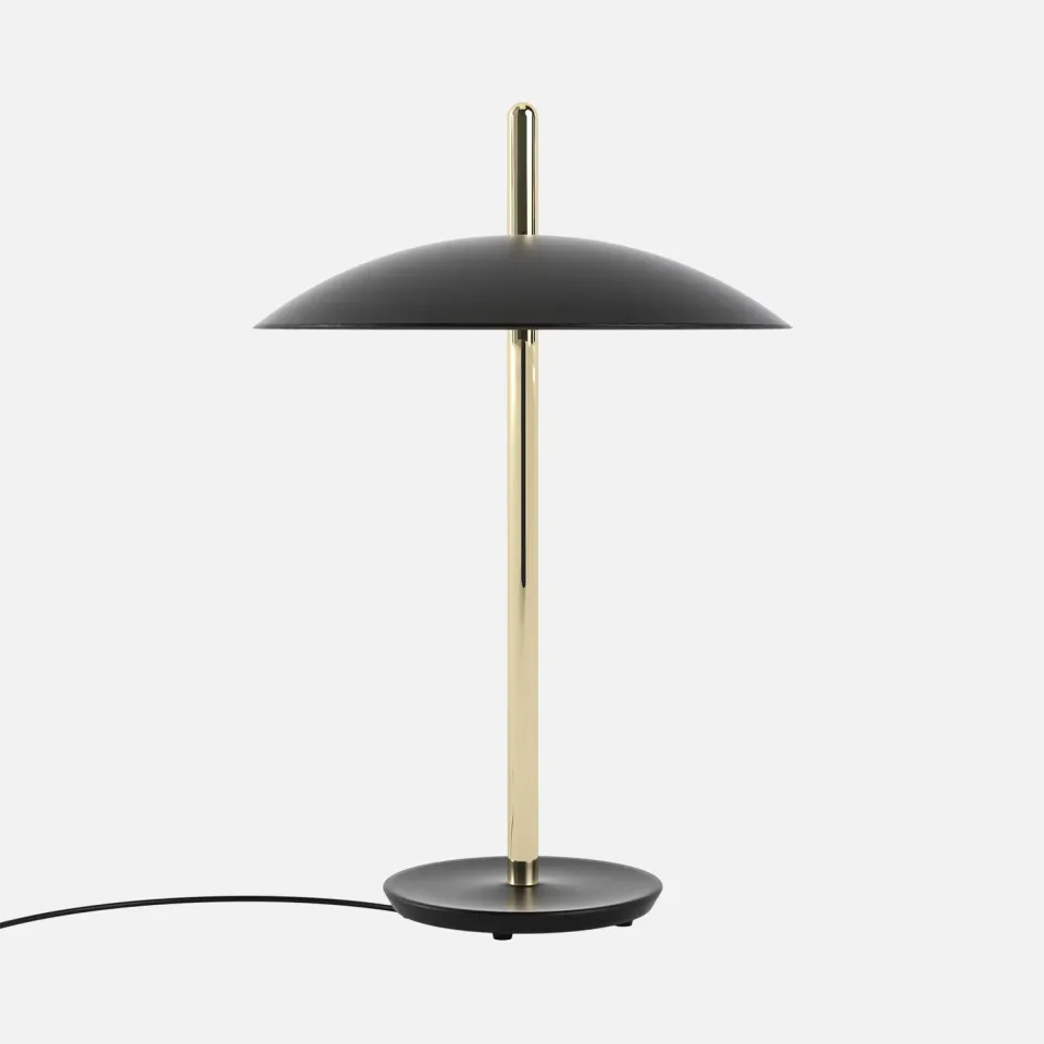 Souda Signal lampada da tavolo nero ottone