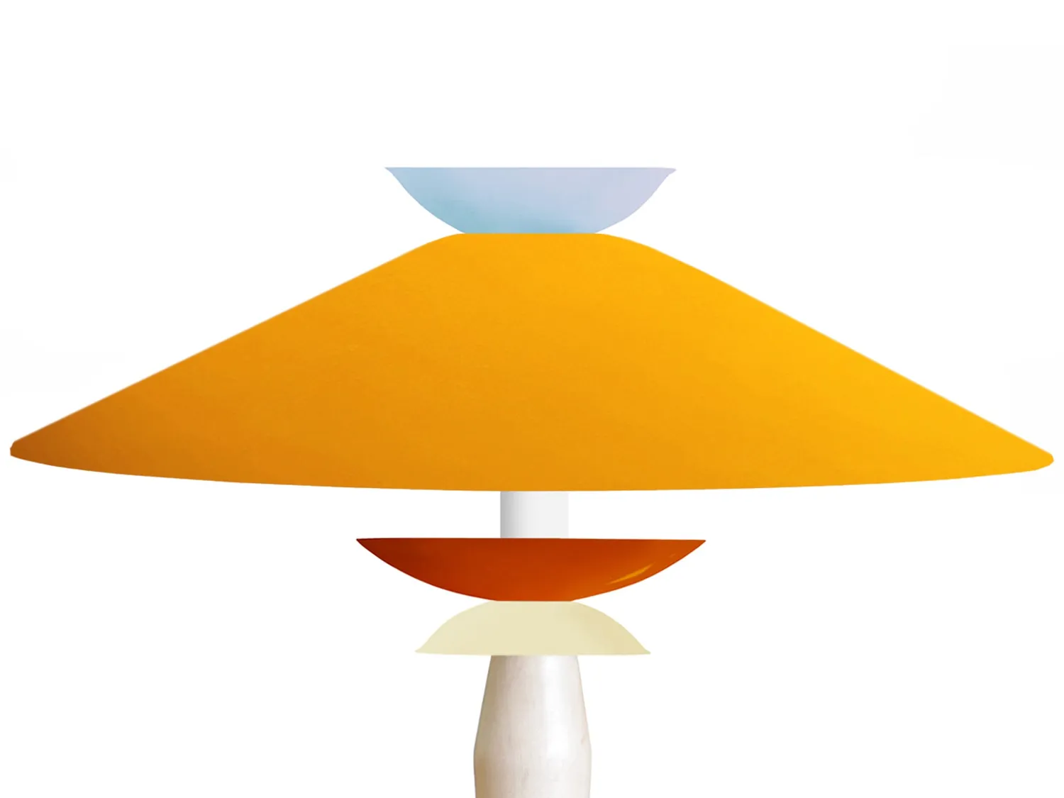 Tosel Karin lampada da tavolo beige 40x52cm