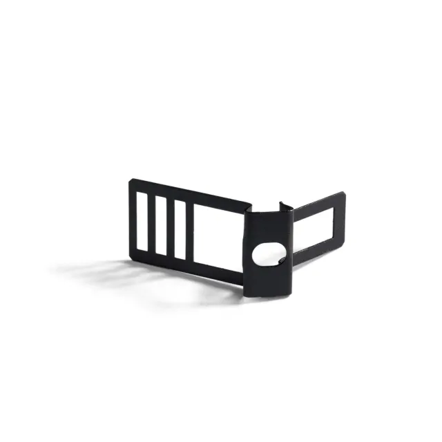 Creative Cables clip cavo metallo nero 16 mm