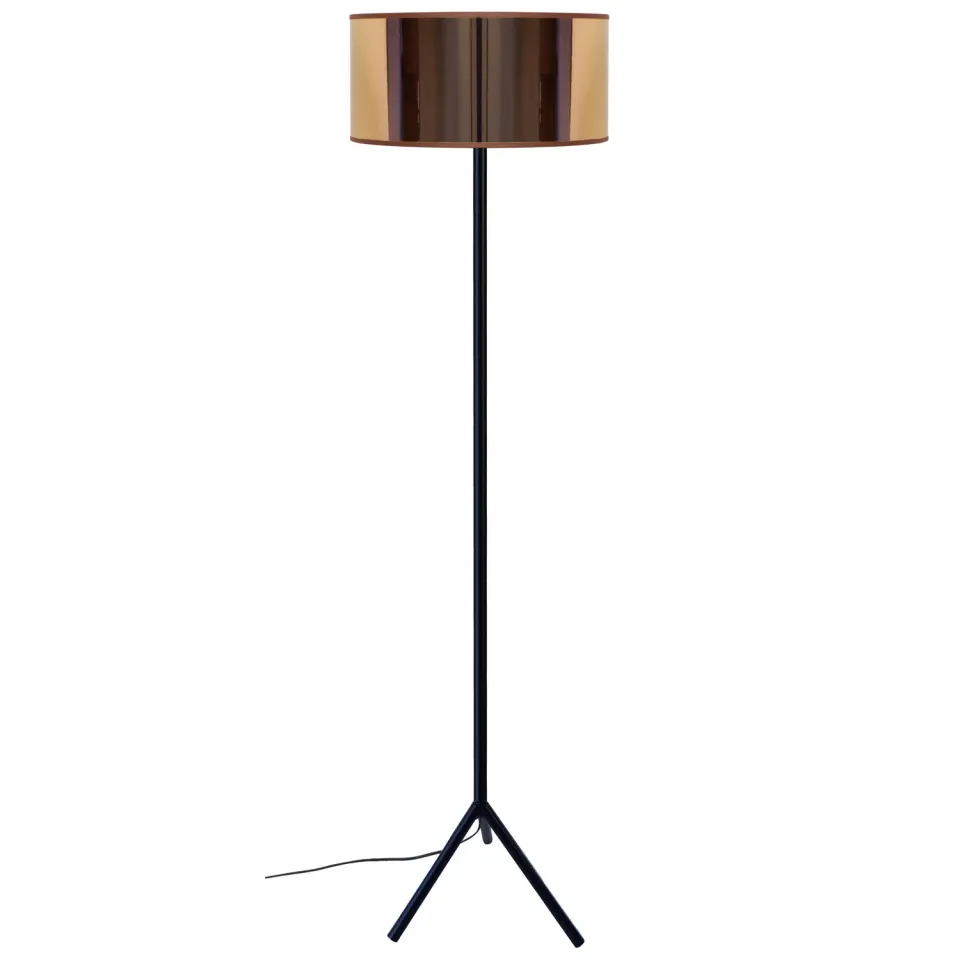Tosel Trident A piantana treppiede nero rame