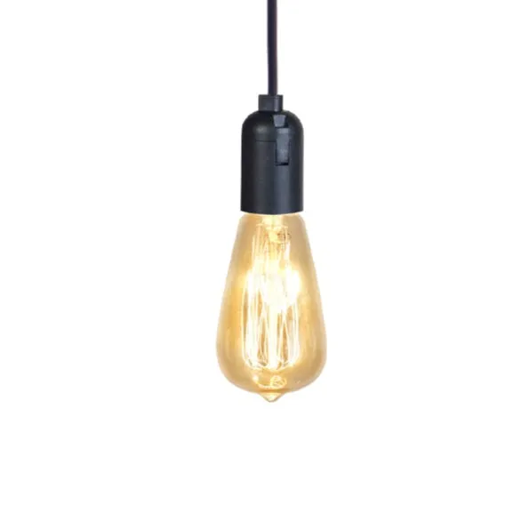 Tosel Brooklyn lampadario a barra naturale 4 luci E27
