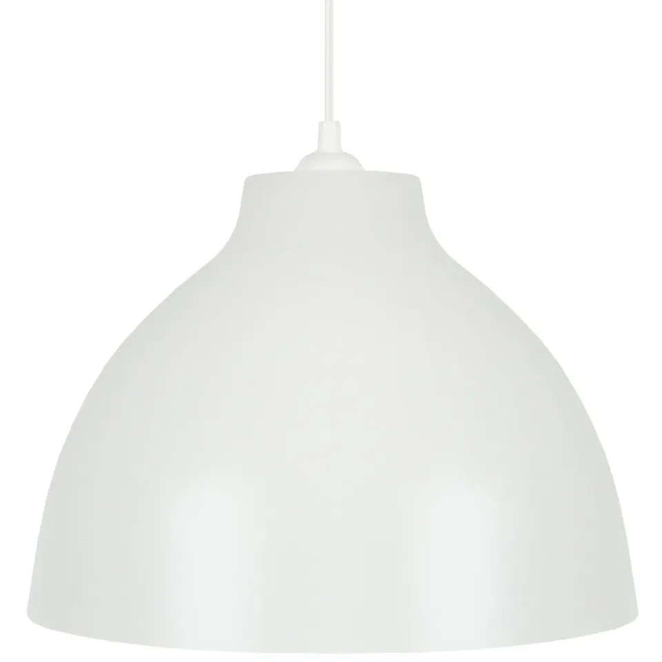 Tosel Finlande sospensione cupola nera 29x100 cm E27