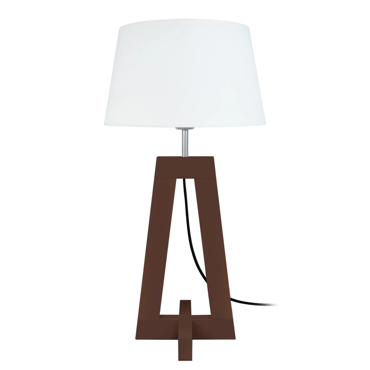 Tosel Vili lampada comodino naturale ecrù 30x54 cm