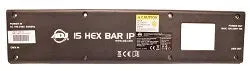 American DJ 15 HEX Bar cover posteriore serigrafata ricambio