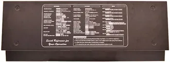 American DJ pannello chassis posteriore ricambio