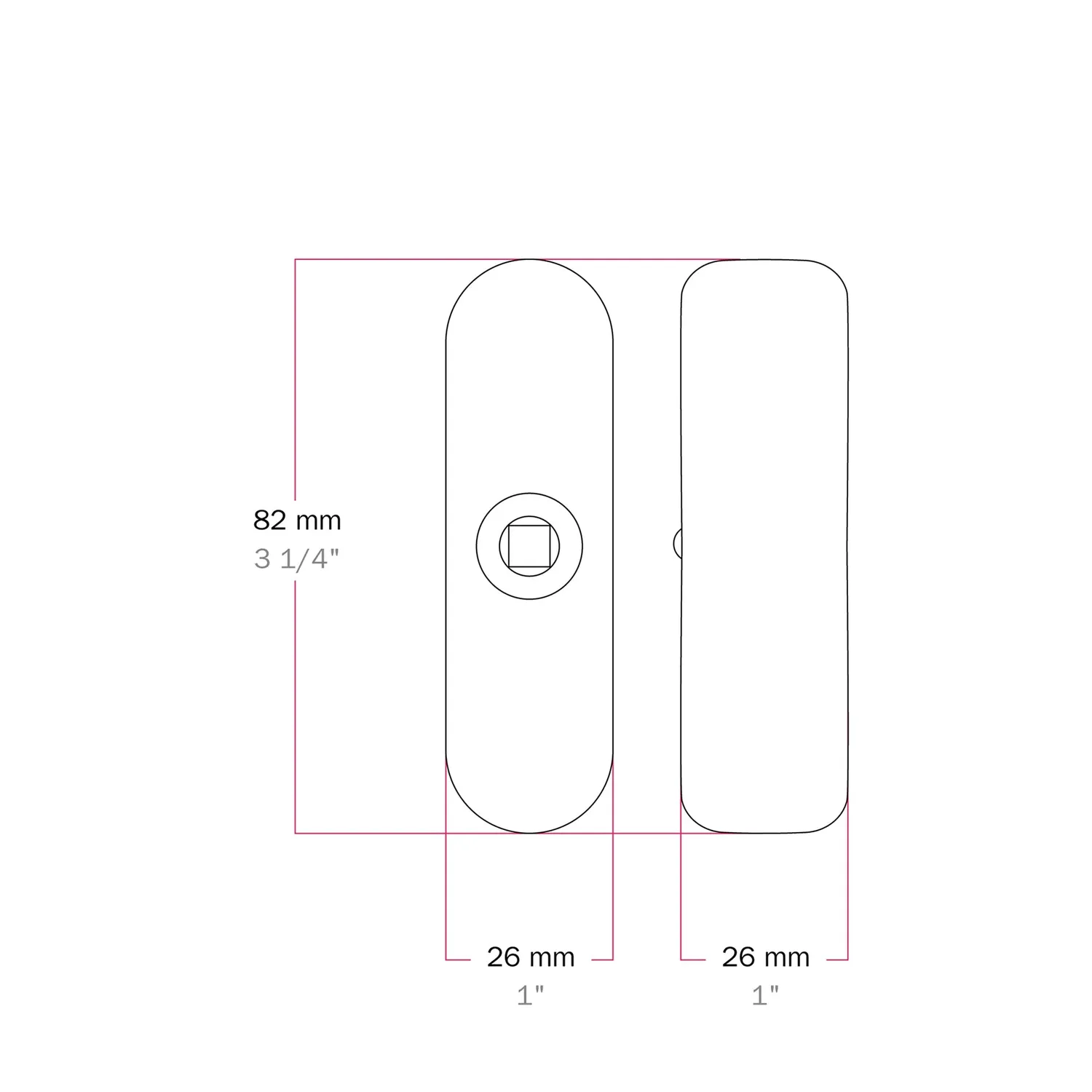 Creative Cables Castiglioni dimmer trasparente tavolo LED