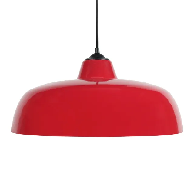 Tosel Trog sospensione metallo nero 32x100 cm E27