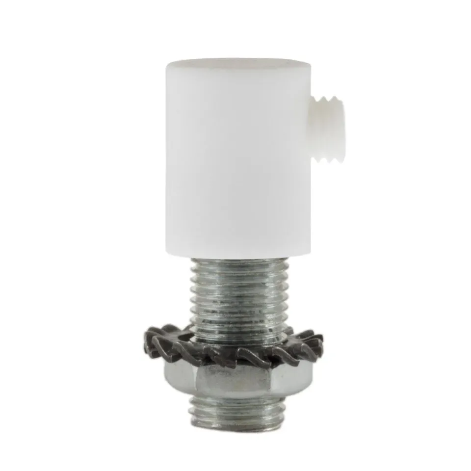 Creative Cables pressacavo cilindrico bianco plastica