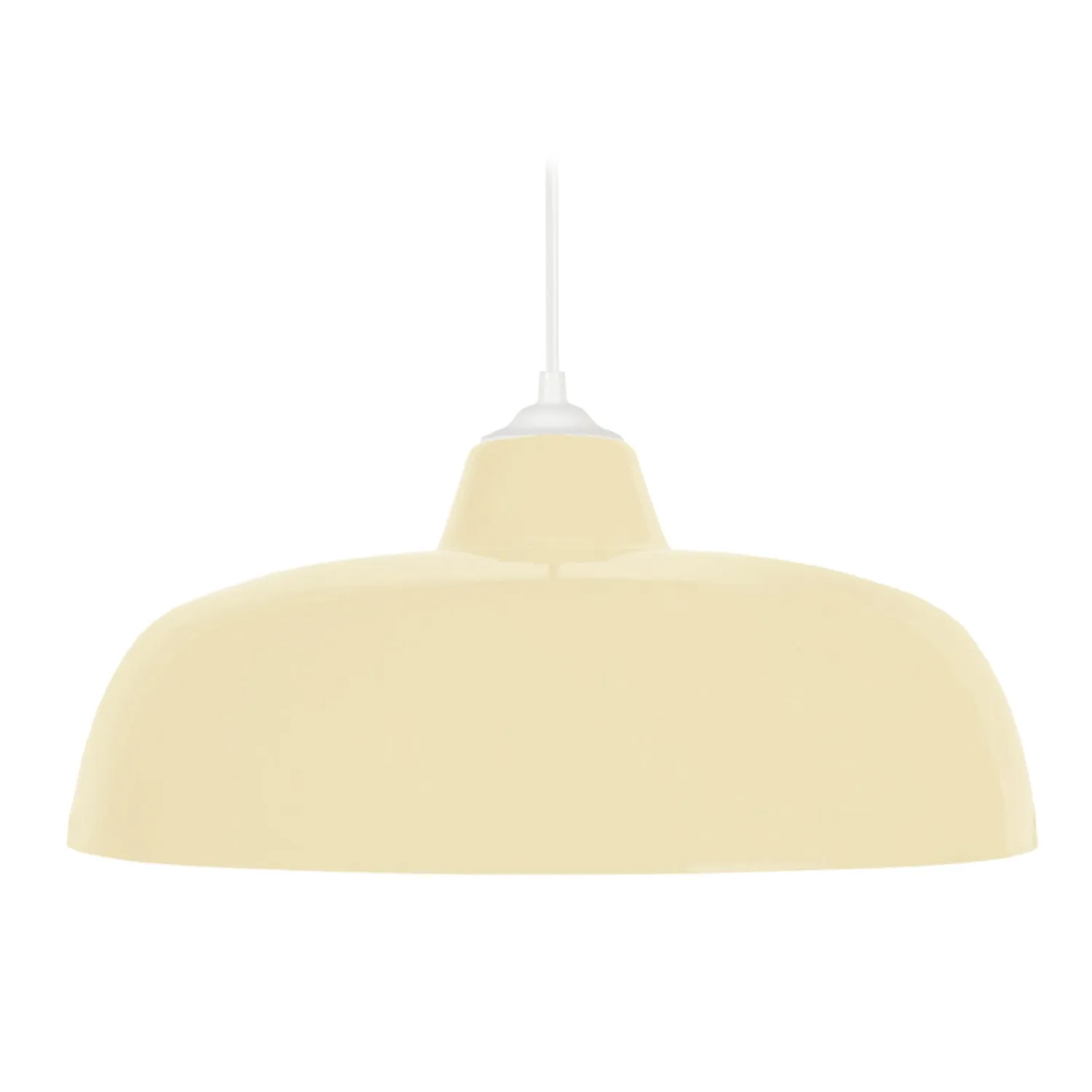 Tosel Trog B sospensione metallo crema E27 32x100 cm