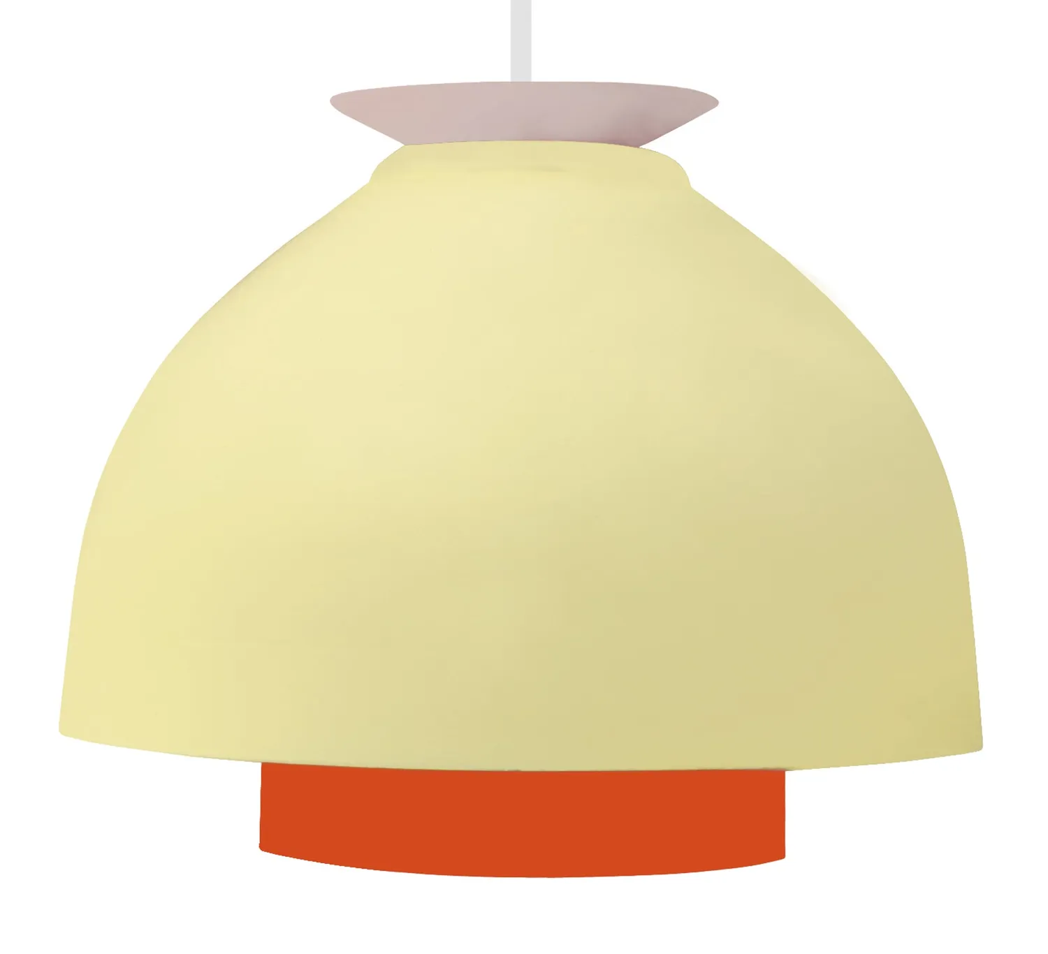 Tosel Mila sospensione metallo arancione 23x100 E27