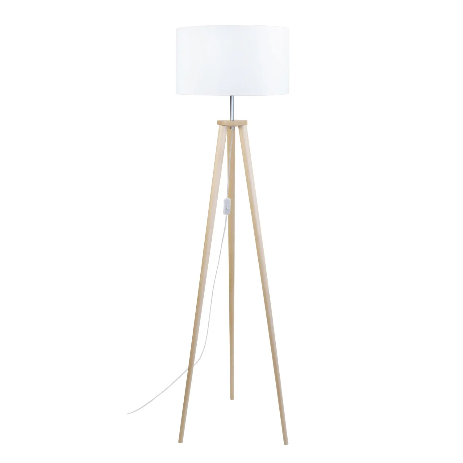 Tosel Arhus piantana treppiede 50x155 legno naturale