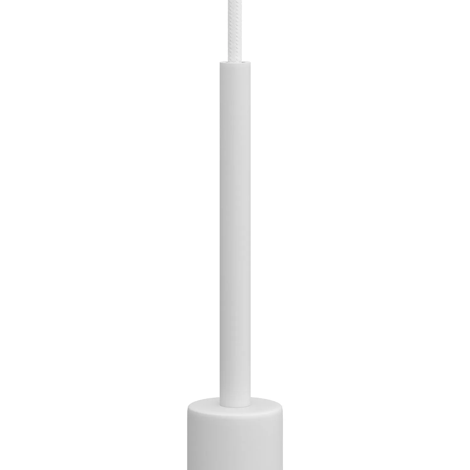 Creative Cables serracavo cilindrico bianco 15 cm metallo