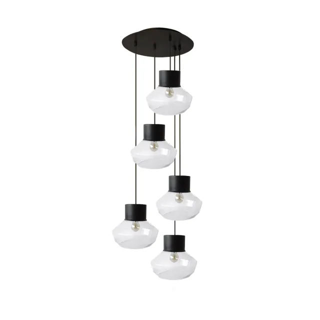 Tosel Odense lampadario 5 luci bianco 100 cm E27