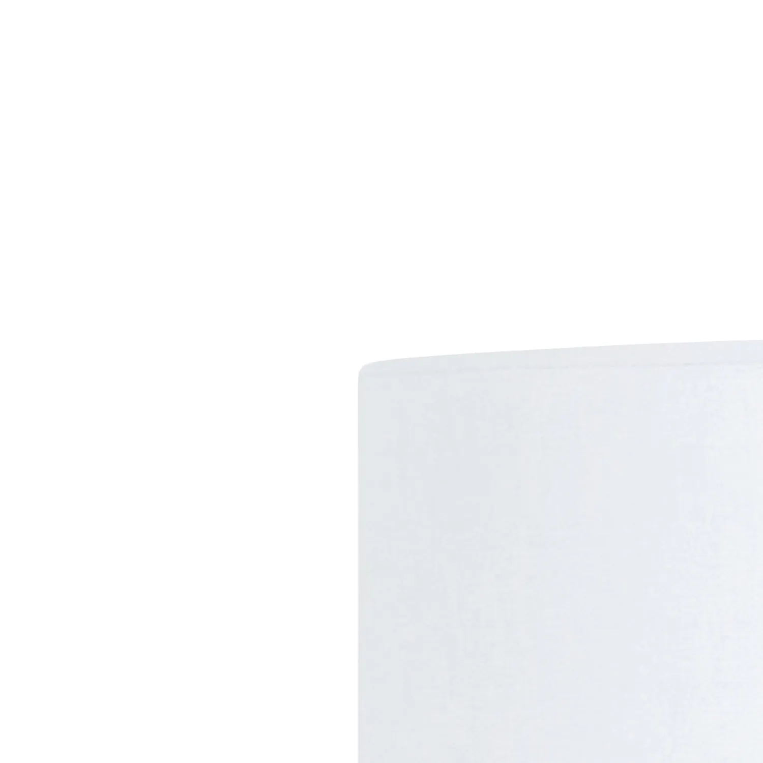 Tosel Cylindrique 40 Paralume Bianco 40x23 cm Tessuto