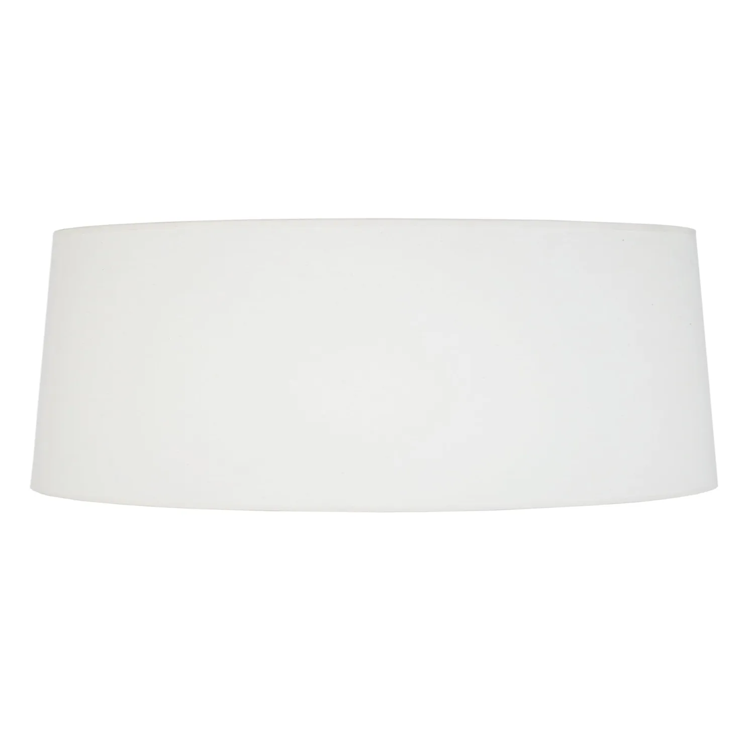 Tosel Tambour 60 Paralume Cilindro Tessuto Bianco 60x25 cm E27