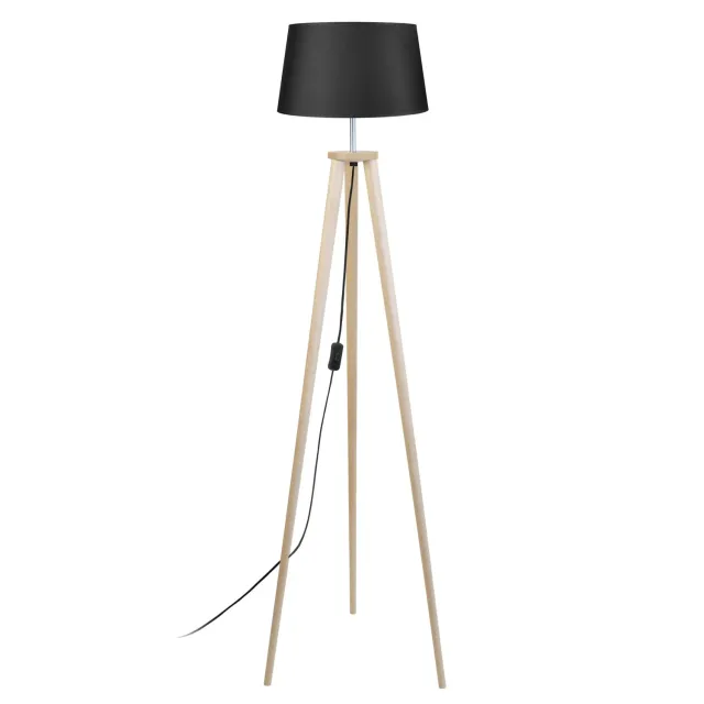 Tosel Utgard piantana treppiede legno 50x150cm naturale ecru