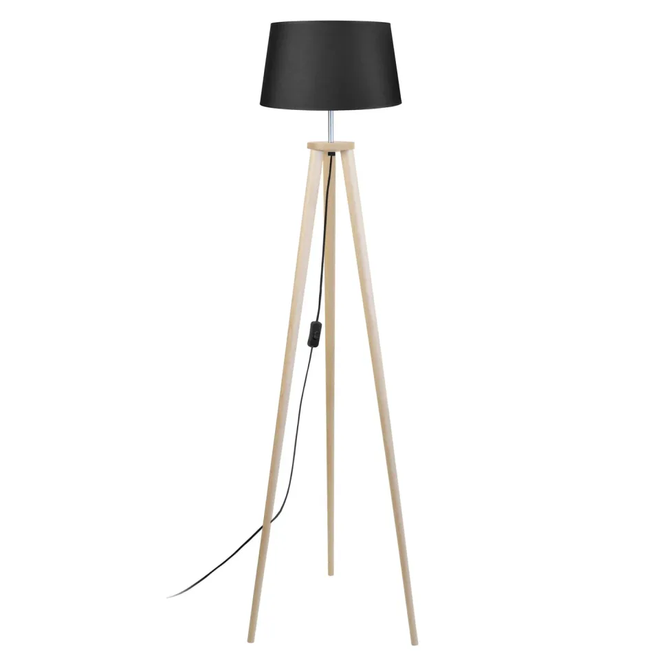 Tosel Utgard piantana treppiede legno 50x150cm naturale ecru