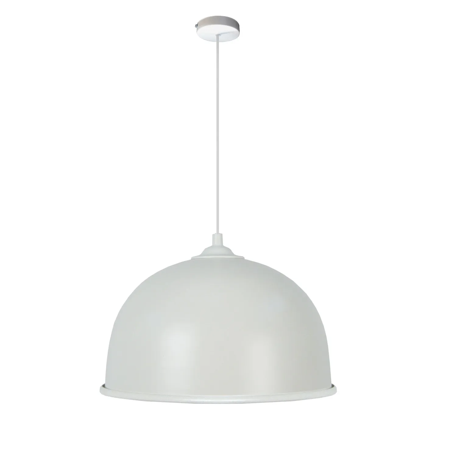 Tosel Half Ball sospensione 27 cm avorio soffitto basso