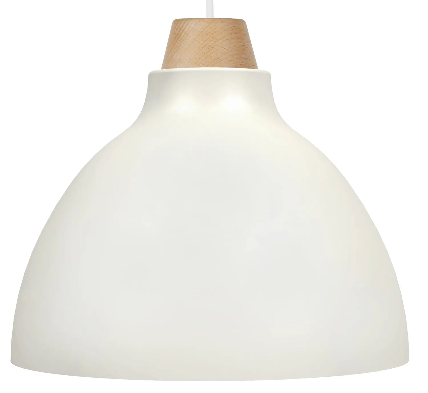 Tosel Camilla sospensione campana nera 24 cm