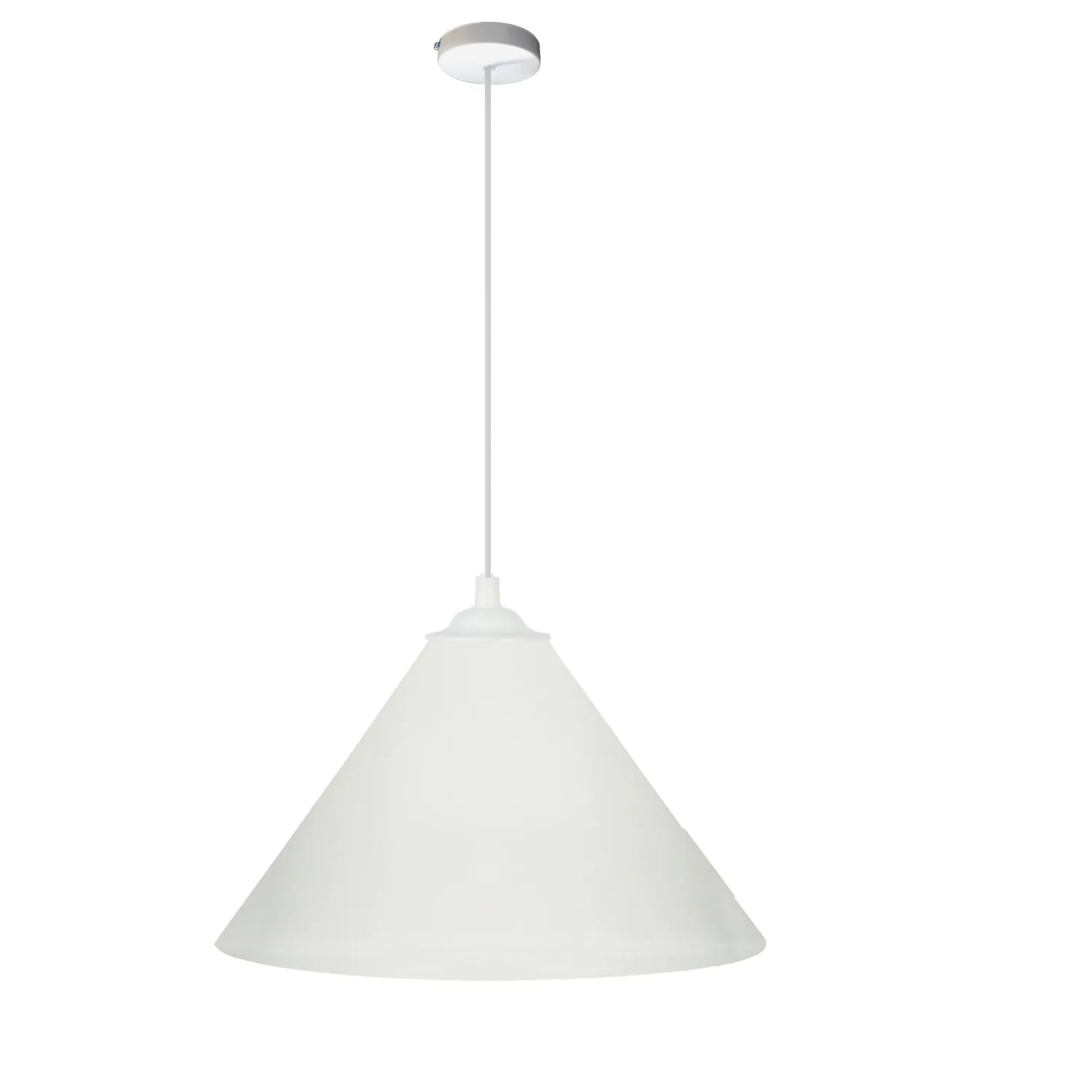 Tosel Kone lampada a sospensione 24x100 cm conica