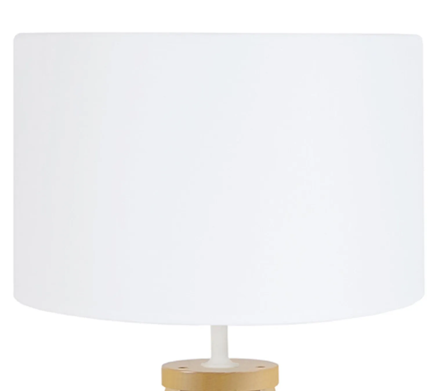 Tosel Malmo lampada da tavolo treppiede 55 cm bianco naturale