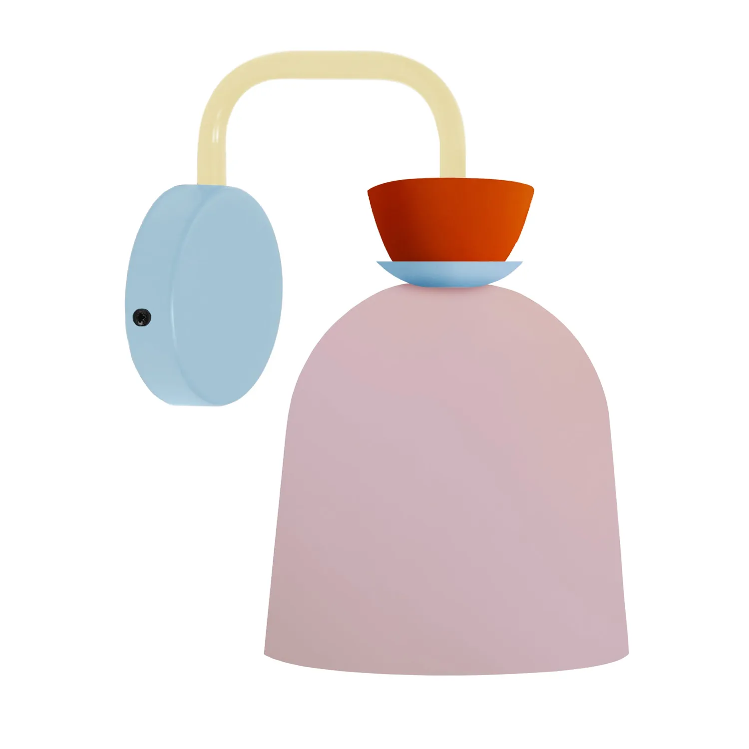 Tosel Brita applique parete snodata 23x27cm metallo