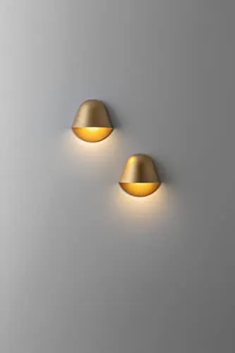 Penta Enoki applique oro opaco LED 3000K dimmerabile
