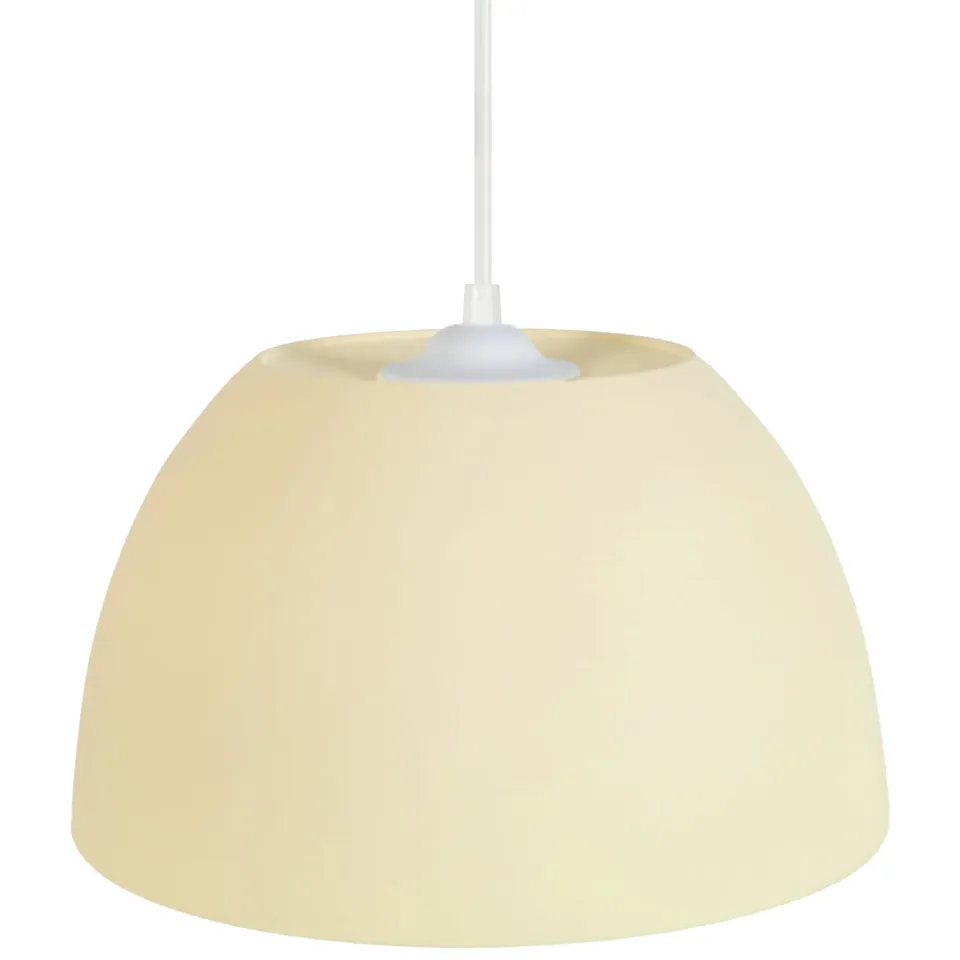 Tosel Plexi sospensione plastica crema Ø25