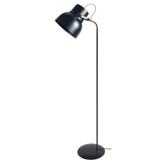 Tosel Cloche piantana lettura 150 cm nera E27