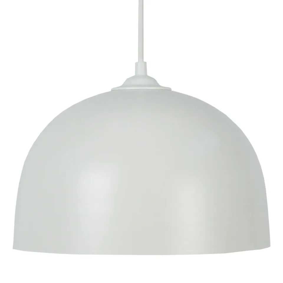 Tosel Hamilton sospensione metallo bianco avorio 24x100 E27
