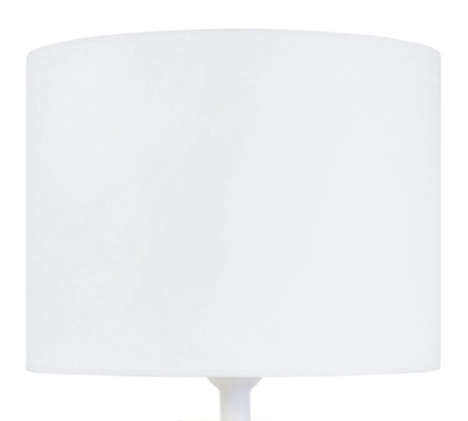 Tosel Gaby lampada da comodino treppiede naturale bianco 16x31cm